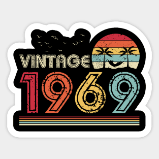 Vintage 1969 Limited Edition 52nd Birthday Gift 52 Years Old Sticker